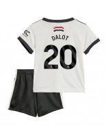 Manchester United Diogo Dalot #20 Tredjedraktsett Barn 2024-25 Korte ermer (+ bukser)